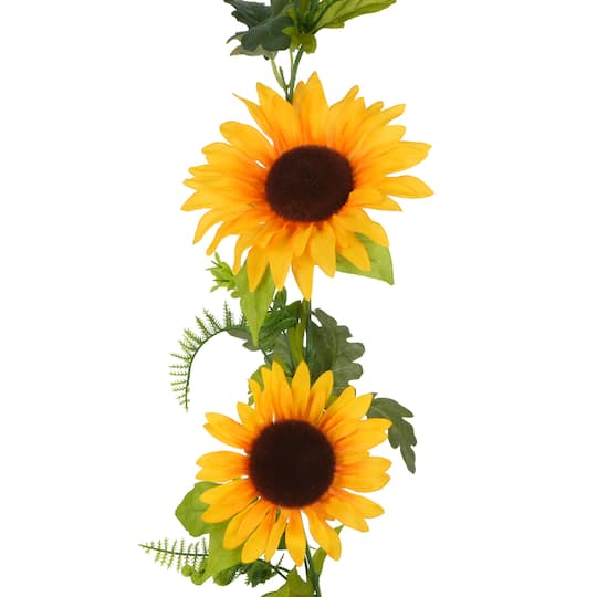 6ft. Yellow Sunflower Garland by Ashland&#xAE;
